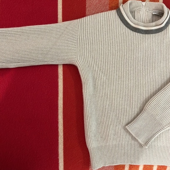 NWOT Brunello Cucinelli Cashmere Sweater Size XS - Picture 5 of 8